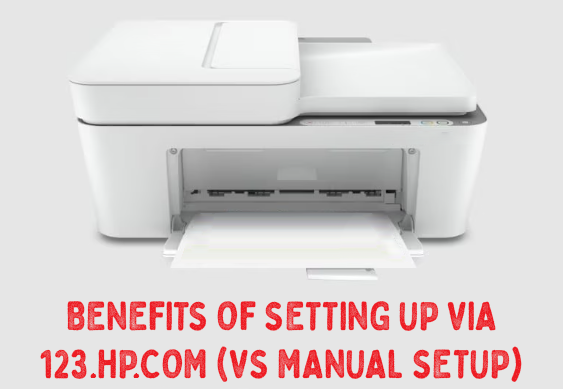 Benefits of Setting Up via 123.hp.com (vs Manual Setup) Benefits of Setting Up via 123.hp.com (vs Manual Setup)