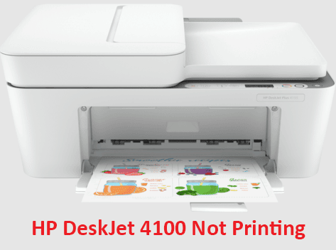 HP DeskJet 4100 Not Printing HP DeskJet 4100 Not Printing