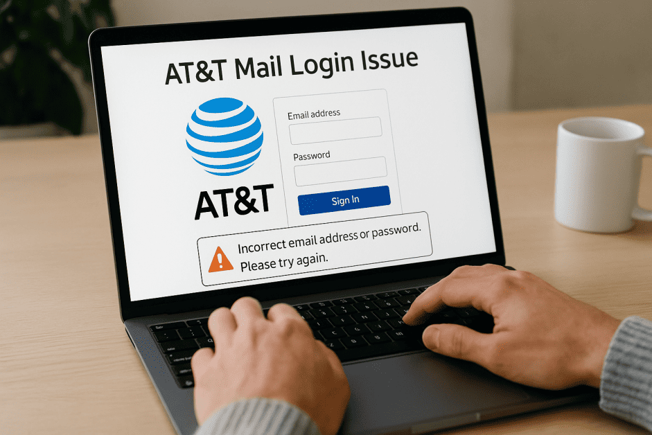 AT&T Mail Login Issue AT&T Mail Login Issue